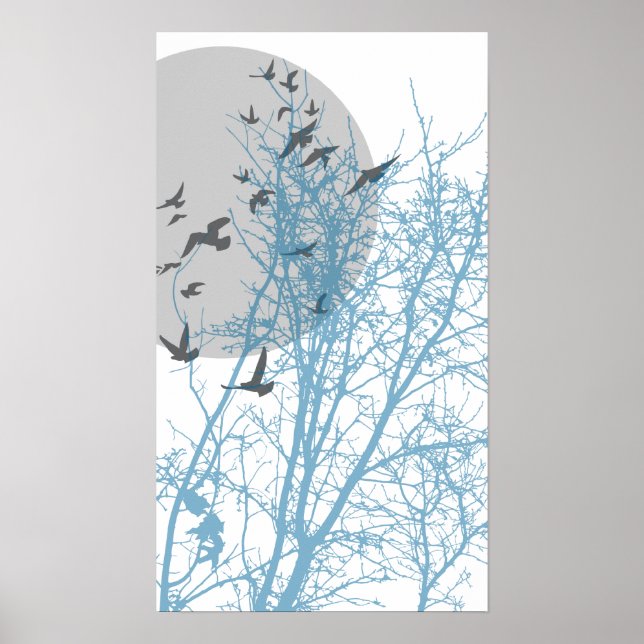 silhouscreen birds poster (Front)