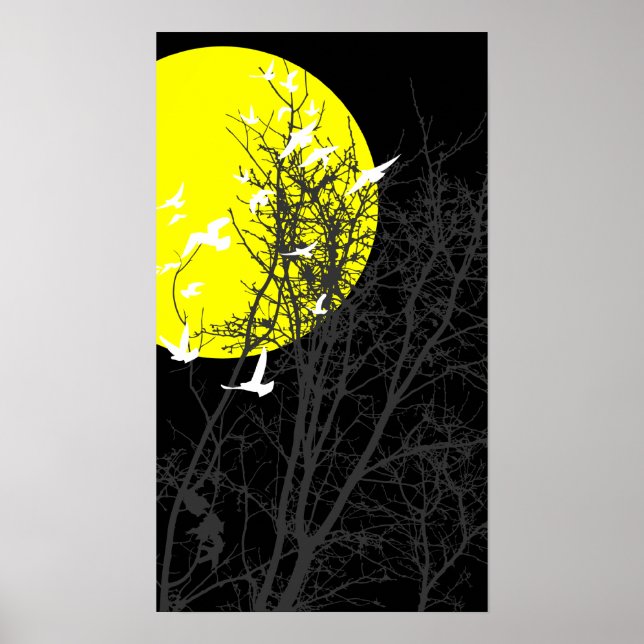 silhouscreen birds poster (Front)