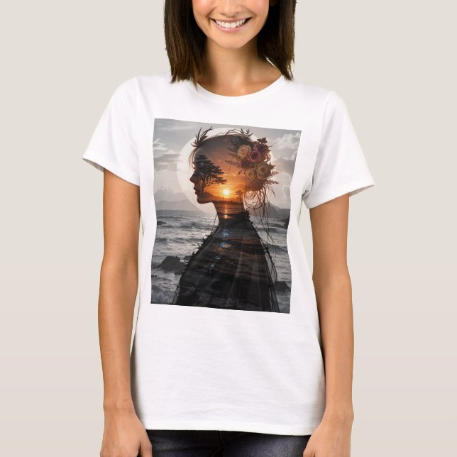 Silhueta Feminina T-Shirt (Front)