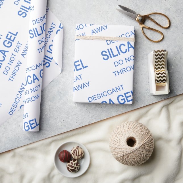 Silica Gel Pack Desiccant Novelty Wrapping Paper (Crafts)