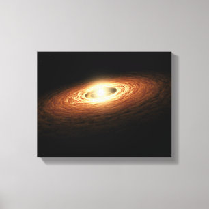 Silicate Crystal Formation Canvas Print