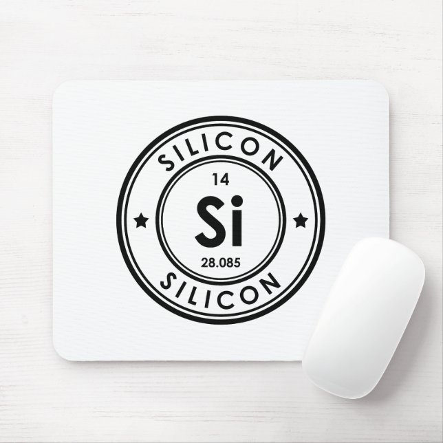 Silicon Element Mouse Pad (With Mouse)