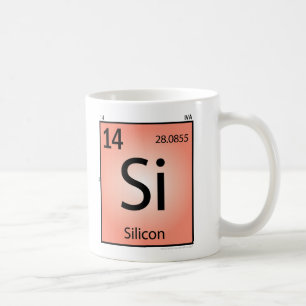 Silicon (Si) Element Mug
