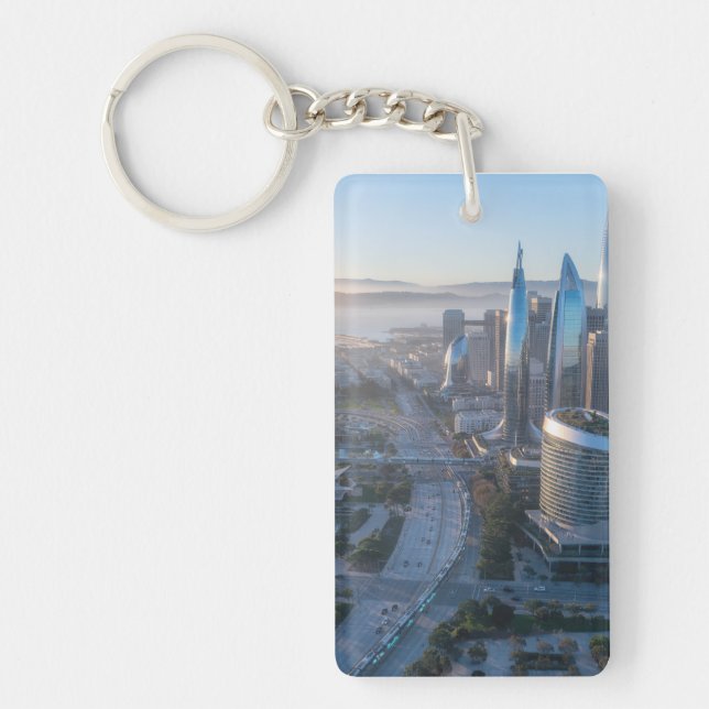 Silicon Valley City Dawn 2026 Key Ring (Front)