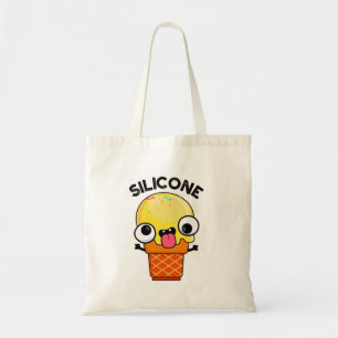 Silicone Funny Ice Cream Cone Pun  Tote Bag