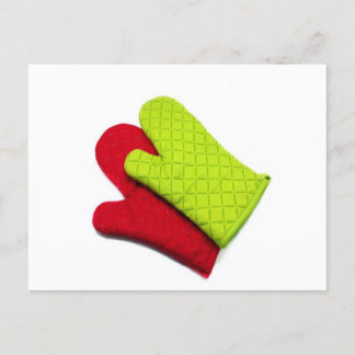 Silicone Oven Mitts, Oven Glove, Oven Mittens Postcard