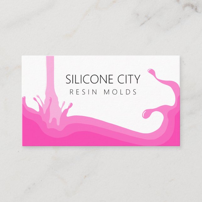 Silicone Resin Mould Business Card (Front)