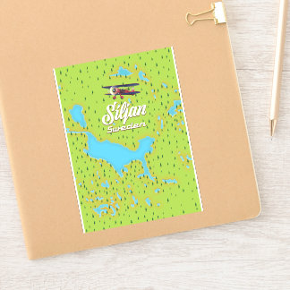 Siljan Lake Sweden map
