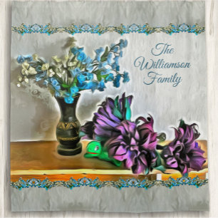 Silk and Corn Husk Flowers 2190 Shower Curtain