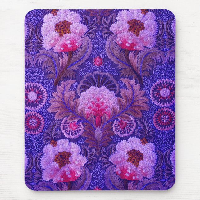Silk Boho Purple Mouse Mat (Front)
