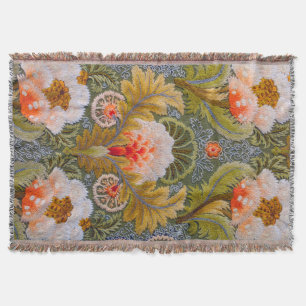 Silk Boho Throw Blanket