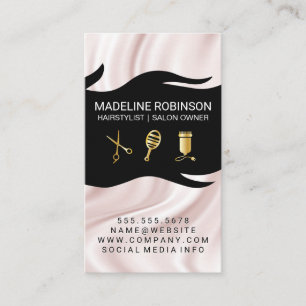 Silk Drapery Stylist Kit   Hair and Beauty Business Card