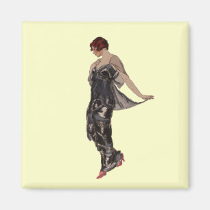 Silk Evening dress 1914 Magnet