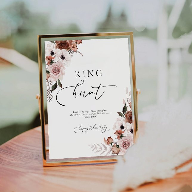 Silk Floral Ring Hunt Sign (Creator Uploaded)