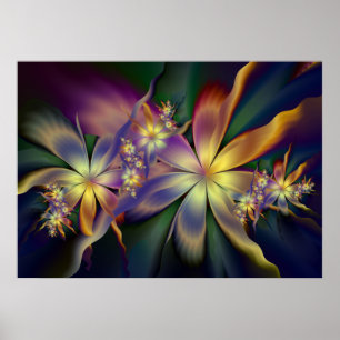 silk juliaflowers poster