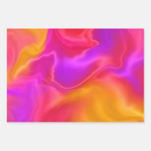 Silk look wrapping paper sheet