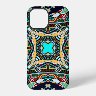 silk neck scarf or kerchief square pattern design iPhone 12 case
