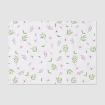 Silk paper Flowers and spring leaves