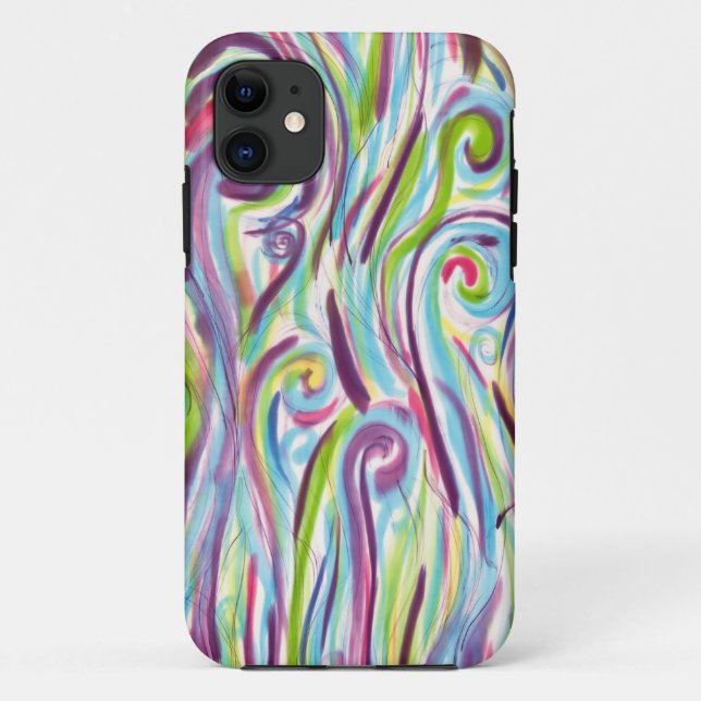 Silk Swirls Case-Mate iPhone Case (Back)