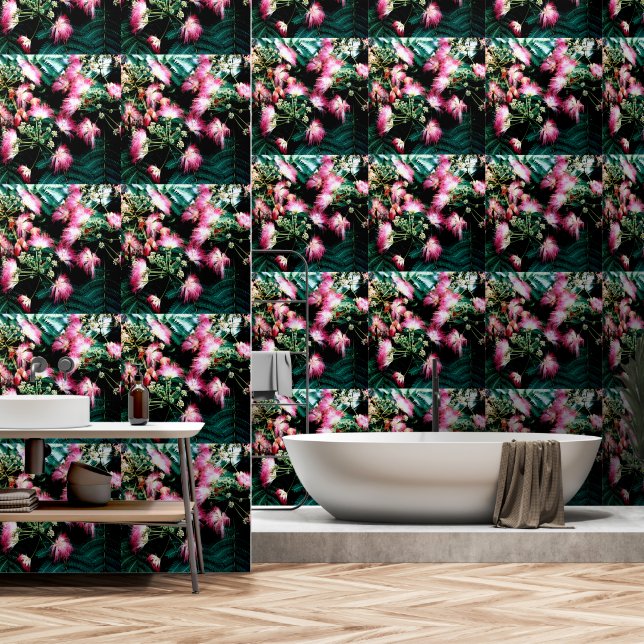Silk Tree Wallpaper (Bathroom)