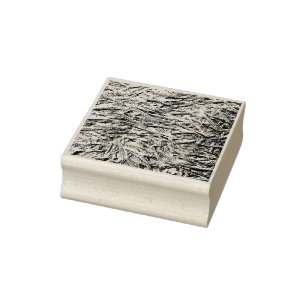 Silk Weave Textured Design Rubber Stamp