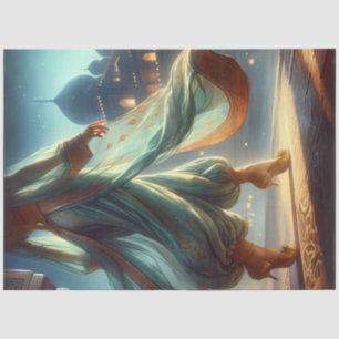 Silkborne Dancer Arabian Princess Moonlit Fantasy Tissue Paper