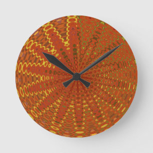 Silken Golden Threads: Rich Diva Style ORIENTAL GI Round Clock