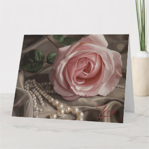 Silken Rose Card