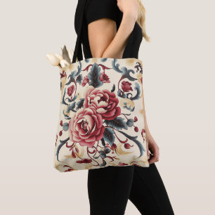 Silken Rose Dynasty Tote Bag
