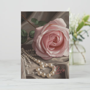 Silken Rose Invitation