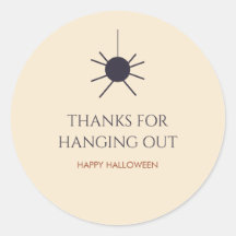 Silken Thanks Editable Halloween Spider Favour