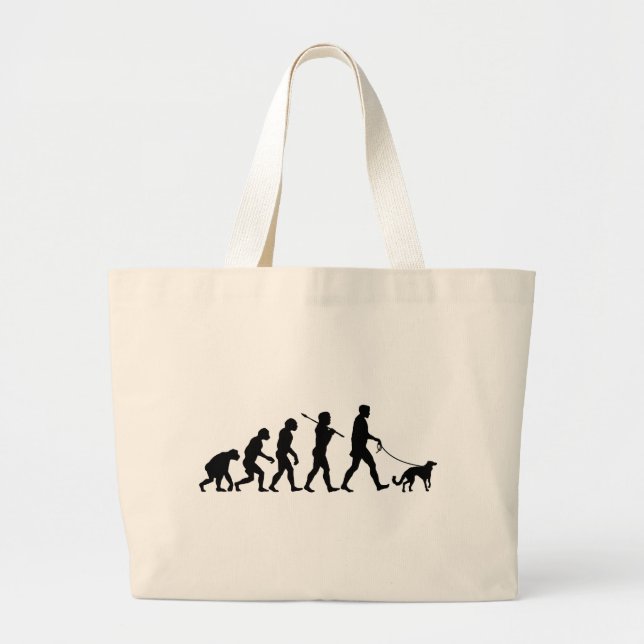 Silken Windhound Large Tote Bag (Front)