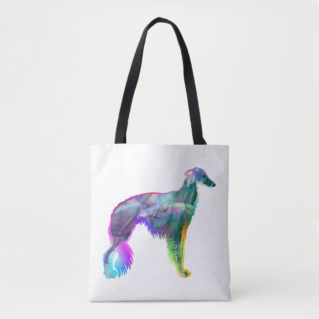 Silken Windhound Tote Bag (Front)