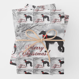 Silken Windhound Wrapping Paper Sheet