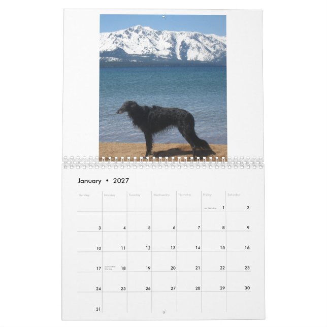 Silken Windhounds 2013-2 Calendar (Jan 2027)
