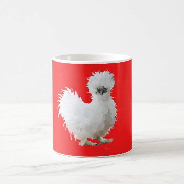 Silkie Chicken Coffee Mug (Center)