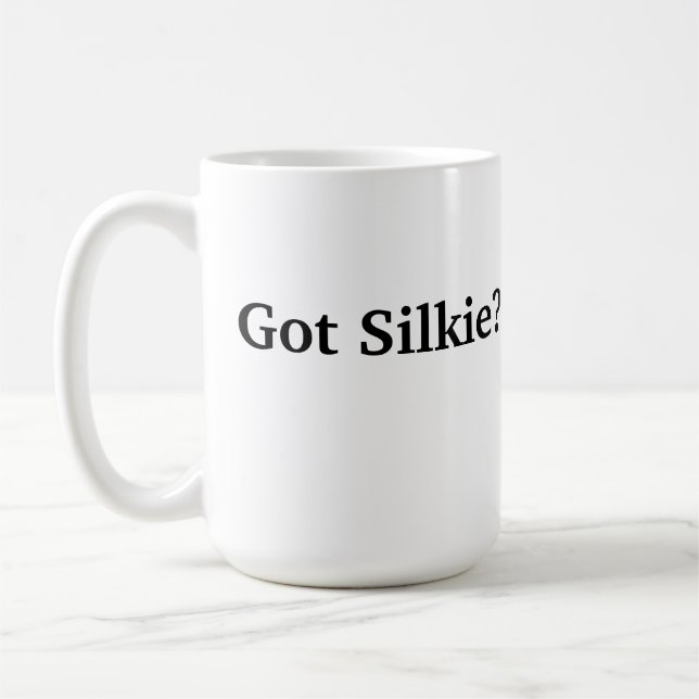 Silkie Chicken Coffee Mug (Left)