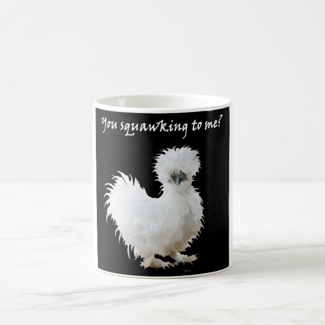 Silkie Chicken  Coffee Mug (Center)