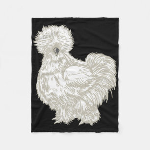 Silkie Chicken Fleece Blanket