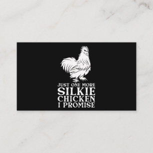 Silkie Chicken Funny Chicken Lover Awesome Silkie Business Card