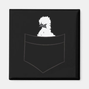 Silkie Chicken In The Pocket Magnet