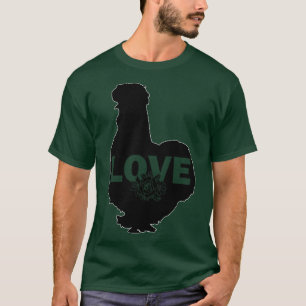 Silkie chicken love T-Shirt
