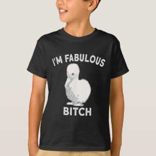 Silkie Chicken Lover Farmer Poulet Farm Chinese Si T-Shirt