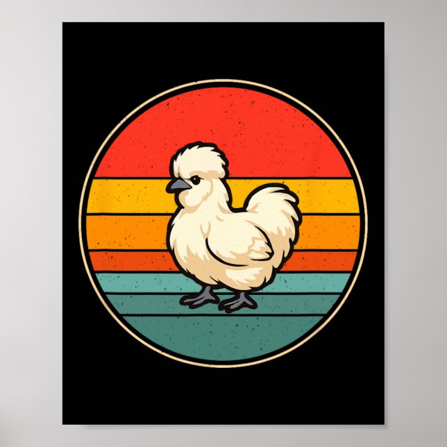 Silkie Chicken Lover  Poster (Front)