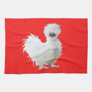 Silkie Chicken Tea Towel