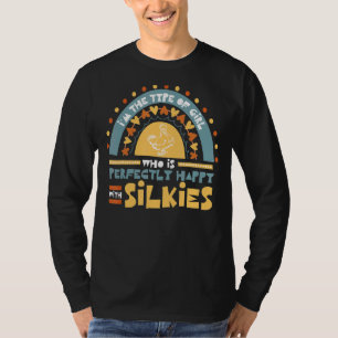 Silkie Chickens Cute Chickens Rainbow Poultry T-Shirt
