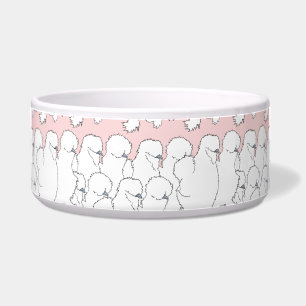 Silkie Chickens Pet Bowl