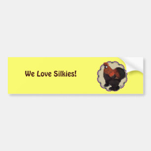 Silkie Circle Bumper Sticker