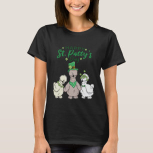 Silkie Silky Chickens Happy St Patrick's Day T-Shirt