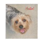 Silkie terrier notepad
